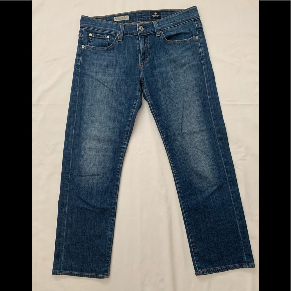 AG tomboy cropped denim